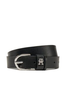 Tommy Hilfiger Pasek Damski Essential Effortless 2.5 Sv AW0AW17279 Czarny. Czarne paski TOMMY HILFIGER, bez wzorów, ze skóry. Za 149,99 zł.