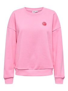 ONLY Bluza w kolorze jasnoróżowym rozmiar: M. Różowe bluzy ONLY, m, bez wzorów, z bawełny, bez kaptura. Za 144,24 zł.