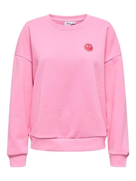 ONLY Bluza w kolorze jasnoróżowym rozmiar: M. Różowe bluzy ONLY, m, bez wzorów, z bawełny, bez kaptura. Za 144,24 zł.