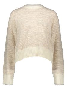 Vero Moda Sweter w kolorze beżowym rozmiar: XS. Brązowe swetry oversize Vero Moda, xs, bez wzorów, ze splotem, bez ramiączek. Za 69,75 zł.