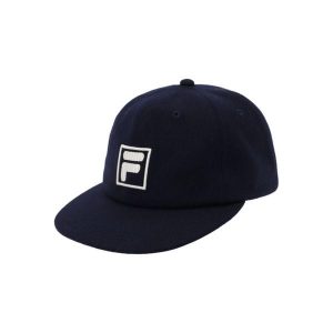 Czapka typu snapback Fila Vintage Como. Niebieskie czapki Fila, bez wzorów, z materiału, eleganckie. Za 143,00 zł.