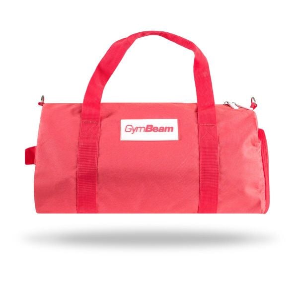 Torba sportowa Duffle Bag BAE GymBeam Pink. Czerwone torby podróżne i sportowe GYMBEAM, bez wzorów, z materiału, duże. Za 123,90 zł.