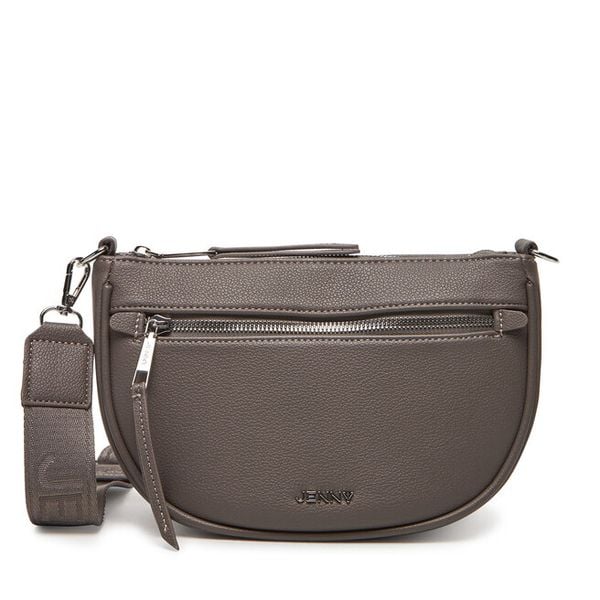 Torebka JENNY. Szare listonoszki Jenny, bez wzorów, bez dodatków. Za 129,99 zł.