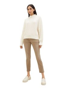 Tom Tailor Dżinsy - Tapered fit - w kolorze beżowym rozmiar: 40/L28. Brązowe jeansy Tom Tailor, bez wzorów, z bawełny. Za 109,78 zł.