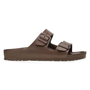 Birkenstock Arizona EVA Roast Klapki damskie. Brązowe klapki Birkenstock, bez wzorów, bez obcasa. Za 219,99 zł.