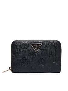 Guess Portfel Cresidia II Slg SWPD98 88140 Czarny. Czarne portfele Guess, z aplikacjami, ze skóry. Za 259,99 zł.