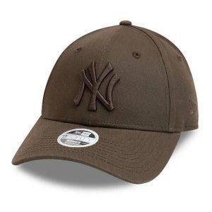 Damska czapka z daszkiem New Era MLB New York Yankees. Brązowe czapki New Era, bez wzorów, sportowe. Za 128,80 zł.