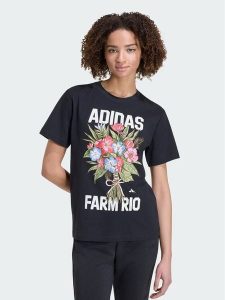 Adidas T-Shirt Fram Rio Graphic KR02801 Czarny Regular Fit. Czarne t-shirty ADIDAS, s, bez wzorów, z bawełny, bez kołnierzyka, bez ramiączek. Za 149,99 zł.