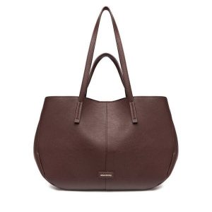 Torebka GINO ROSSI. Brązowe shopper bag Gino Rossi, bez wzorów, bez dodatków. Za 299,99 zł.