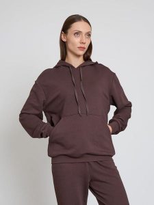 BGN Bluza w kolorze brązowym rozmiar: 34. Brązowe bluzy BGN, bez wzorów, z bawełny, z kapturem. Za 121,99 zł.