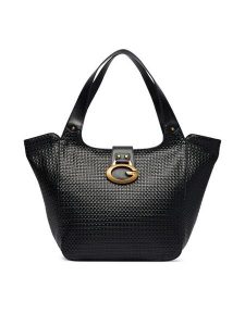 Guess Torebka Camden HWWW93 08240 Czarny. Czarne shopper bag Guess, z aplikacjami, ze skóry, bez dodatków. Za 714,99 zł.