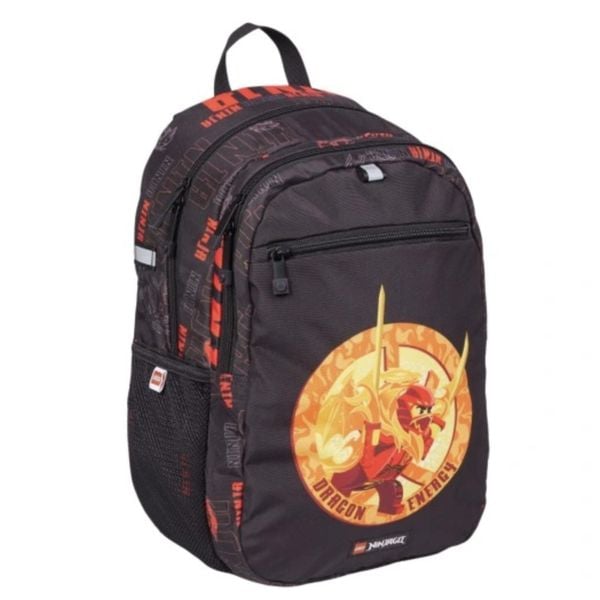 Plecak szkolny Lego EXTENDED NINJAGO KAI DRAGON ENERGY 20222-2502. Czarne plecaki LEGO. Za 215,04 zł.
