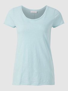 Rich&Royal Koszulka w kolorze błękitnym rozmiar: XS. Niebieskie bluzki Rich&Royal, xs, bez wzorów, z bawełny, bez kołnierzyka, bez ramiączek. Za 78,84 zł.