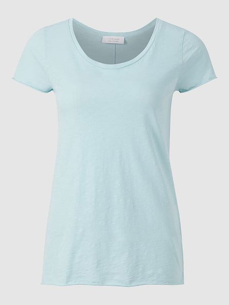 Rich&Royal Koszulka w kolorze błękitnym rozmiar: XS. Niebieskie bluzki Rich&Royal, xs, bez wzorów, z bawełny, bez kołnierzyka, bez ramiączek. Za 78,84 zł.