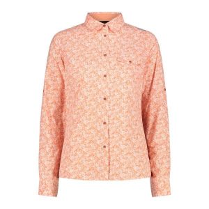 Koszula damska CMP. Brązowe koszule CMP, bez wzorów, z materiału, bez kołnierzyka, bez ramiączek. Za 241,50 zł.