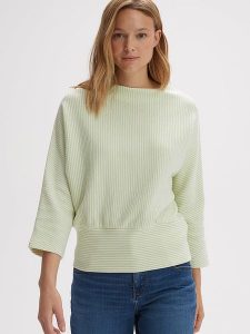 OPUS Bluzka w kolorze zielonym rozmiar: 36. Zielone bluzki Opus, bez wzorów, bez kołnierzyka, bez ramiączek. Za 86,99 zł.