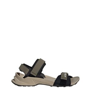 Sandały Terrex Hydroterra. Brązowe buty trekkingowe ADIDAS, bez wzorów, bez obcasa, bez zapięcia. Za 239,00 zł.