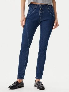 Please Jeansy P78ABQ2C91 Granatowy Regular Fit. Niebieskie jeansy Please, bez wzorów, z bawełny. Za 229,99 zł.
