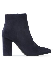 Jenny Fairy Botki LS5580-01 Granatowy. Niebieskie botki Jenny Fairy, bez wzorów, z materiału, bez obcasa, na słupku, bez zapięcia. Za 119,99 zł.