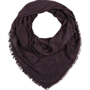 Emporio Armani LOGO SCARF SQUARE Chusta nero. Apaszki i chusty marki Emporio Armani. Za 379,00 zł.