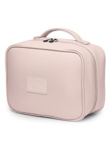 Puccini Kosmetyczka "Fashion" w kolorze beżowym - 26 x 20 x 14 cm rozmiar: onesize. Brązowe kosmetyczki Puccini, bez wzorów, z materiału. Za 86,45 zł.