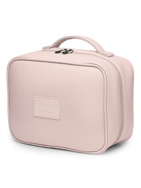 Puccini Kosmetyczka "Fashion" w kolorze beżowym - 26 x 20 x 14 cm rozmiar: onesize. Brązowe kosmetyczki Puccini, bez wzorów, z materiału. Za 100,28 zł.