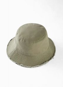 Kapelusz rybaczka z bawełny. Zielone kapelusze bonprix, bez wzorów, z bawełny. Za 47,99 zł.