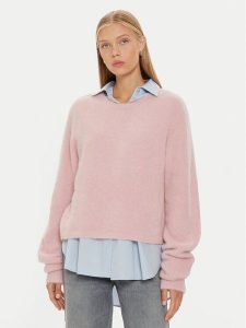 Marella Sweter Ovidio 2423366202 Różowy Regular Fit. Czerwone swetry klasyczne Marella, s, z syntetyku, bez kołnierzyka. Za 569,99 zł.
