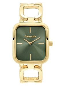 Tamaris Zegarek kwarcowy w kolorze złoto-zielonym rozmiar: onesize. Zielone, analogowe zegarki Tamaris. Za 217,99 zł.