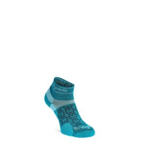 Skarpety biegowe damskie Bridgedale Ultra LtT2 Merino Sport Low. Niebieskie skarpetki Bridgedale, bez wzorów. Za 74,99 zł.