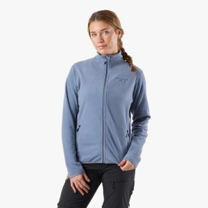 Bluza polarowa turystyka damska Swedemount Stryn Fleece szybkoschnąca. Szare bluzy SWEDEMOUNT, na zimę, bez wzorów, z polaru, bez kaptura. Za 169,99 zł.