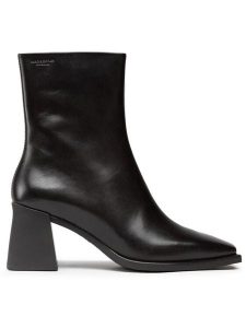 Vagabond Shoemakers Botki Hedda 5002-001-20 Czarny. Czarne botki Vagabond Shoemakers, bez wzorów, ze skóry, bez obcasa, na słupku, bez zapięcia. Za 499,99 zł.