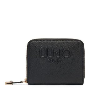 Portfel Liu Jo. Czarne portfele Liu Jo, bez wzorów. Za 179,99 zł.