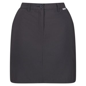 Damskie spódnico-spodenki Regatta Highton III. Niebieskie szorty Regatta, bez wzorów, sportowe. W wyprzedaży za 200,50 zł.