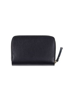 Maison héritage PARIS Skórzany portfel "Moni" w kolorze czarnym - 12 x 10 cm rozmiar: onesize. Czarne portfele Maison héritage PARIS, bez wzorów, z materiału. Za 100,99 zł.