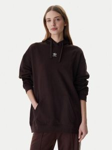 Adidas Bluza Essentials KC9145 Brązowy Oversize. Brązowe bluzy ADIDAS, l, bez wzorów, z bawełny, bez kaptura. Za 259,99 zł.