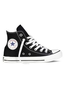 Converse Sneakersy "Chuck Taylor All Star" w kolorze czarnym rozmiar: 36,5. Czarne trampki Converse, bez wzorów, za kostkę, bez zapięcia. Za 233,33 zł.
