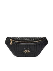 LOVE MOSCHINO Nerka JC4035PP1OLJ0000 Czarny. Czarne nerki i saszetki LOVE MOSCHINO, bez wzorów, ze skóry. Za 699,99 zł.