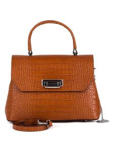 Mia Tomazzi Skórzana torebka "Tintoretto" w kolorze jasnobrązowym - 28 x 20 x 12 cm rozmiar: onesize. Brązowe torebki klasyczne Mia Tomazzi, bez wzorów, z materiału, bez dodatków. Za 304,99 zł.