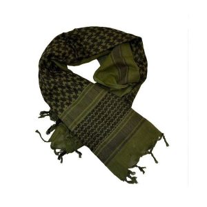 Chusta bandana arafatka. Zielone apaszki i chusty TEXAR, bez wzorów. Za 28,99 zł.