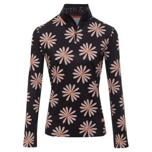 Bluza narciarska Damska Gareth & Lucas Forty-Nine. Brązowe bluzy GARETH & LUCAS, na zimę, xl, bez wzorów, z elastanu, bez kaptura. Za 229,99 zł.