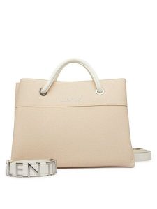 Valentino Torebka Alexia Summer VBSA0D02 Beżowy. Brązowe torebki klasyczne Valentino, bez wzorów, ze skóry, bez dodatków. Za 689,99 zł.