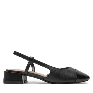 Sandały Call It Spring. Czarne sandały Call it Spring, bez wzorów, bez obcasa, na słupku, bez zapięcia. Za 149,99 zł.