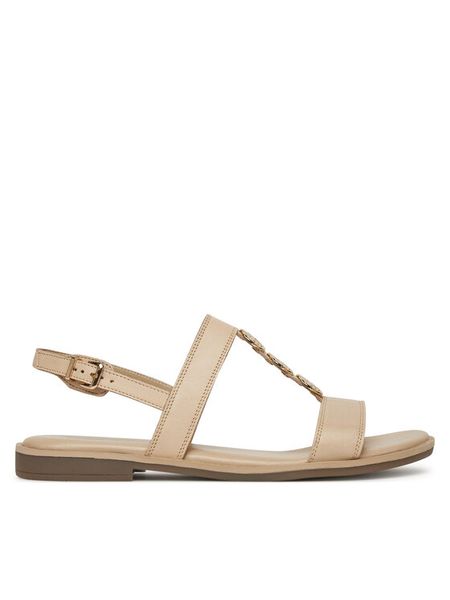 Lasocki Sandały WI16-FOXI-76 Beżowy. Brązowe sandały Lasocki, bez wzorów, ze skóry, bez obcasa, na płaskiej podeszwie, bez zapięcia. Za 159,99 zł.