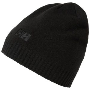Czapka Helly Hansen Brand. Czarne czapki Helly Hansen, bez wzorów, eleganckie. Za 106,50 zł.