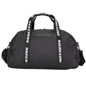 Torba sportowa unisex Skechers Nevada Duffle Bag pojemność 30 L. Czarne torby podróżne i sportowe Skechers, bez wzorów, z materiału. Za 109,99 zł.