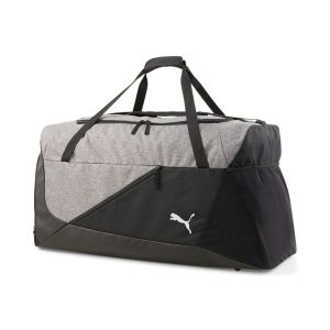 Torba Puma teamFINAL Teambag L czarno-szara 78940 01. Czarne torby podróżne i sportowe Puma, bez wzorów, z materiału, na ramię. Za 229,99 zł.