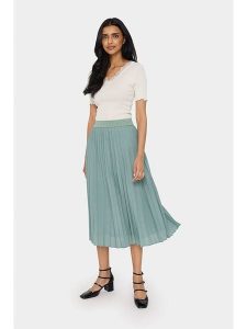 SAINT TROPEZ Spódnica w kolorze turkusowym rozmiar: M. Niebieskie spódnice Saint Tropez, m, bez wzorów, midi. Za 86,99 zł.