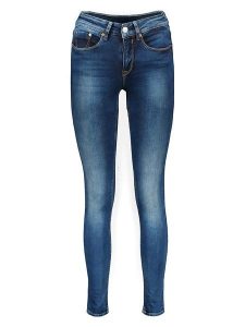 Herrlicher Dżinsy - Skinny fit - w kolorze niebieskim rozmiar: W25/L30. Niebieskie jeansy Herrlicher, z aplikacjami, ze skóry. Za 136,13 zł.
