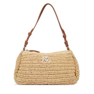 Torebka DKNY. Brązowe torebki klasyczne DKNY, bez wzorów, bez dodatków. Za 619,99 zł.